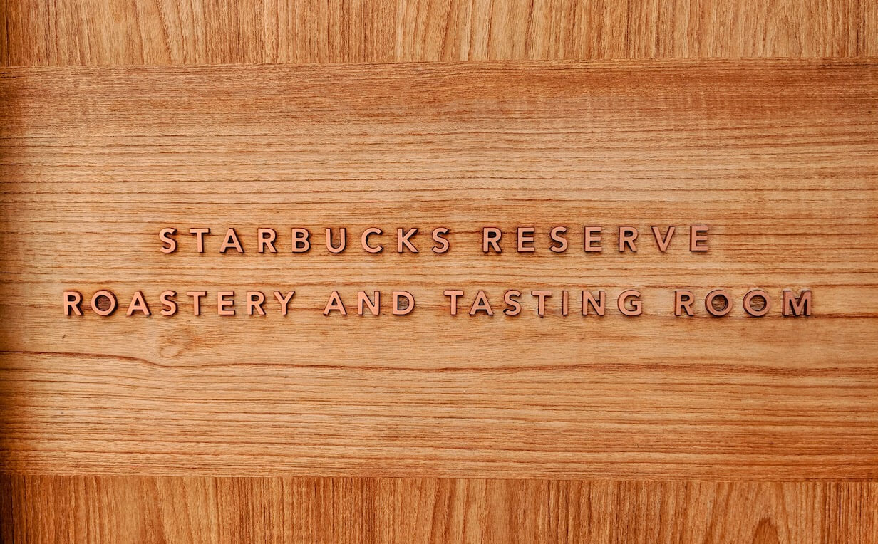 The door at Starbucks Reserve Roastery Capitol Hill Seattle